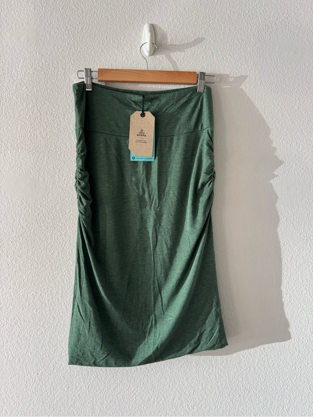 Green midi skirt prAna